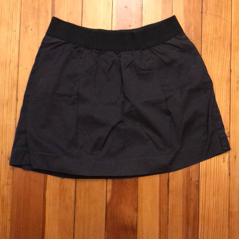 Jcrew navy mini skirt